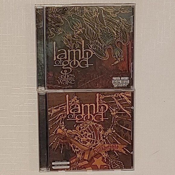 Lamb of God Cds x 2 Killadelphia Ashes of the Wake LoG - Picture 1 of 5